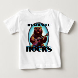 私の叔父のロック！ベーカラフルム ベビーTシャツ