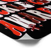 私の叔父の鎌形細胞認識度ワールド鎌 ポスター (角)