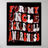 私の叔父の鎌形細胞認識度ワールド鎌 ポスター (正面)