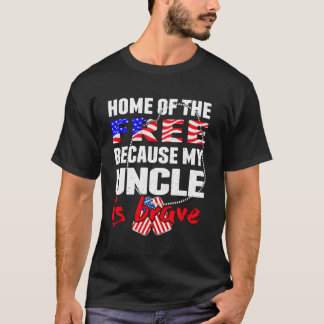 私の叔父は自由軍Niecの勇敢な家誇りを持ったである Tシャツ