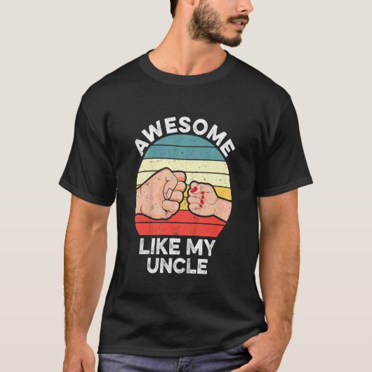 私の叔父素晴らしの姪のマッチングのような子供 Tシャツ (正面)