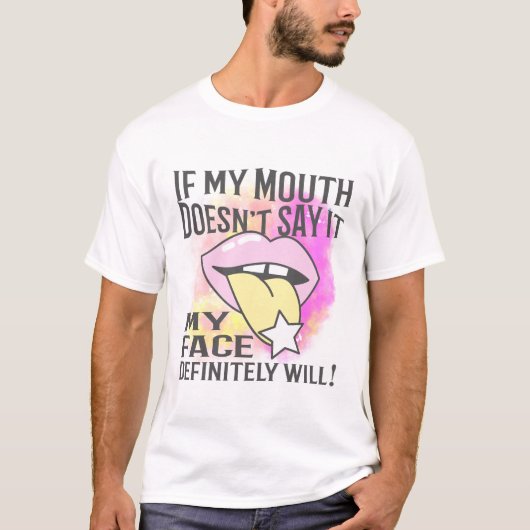 私の口から出てこないなら Tシャツ (正面)