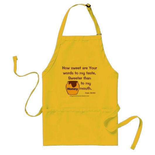 私の口に蜂蜜より甘いよカスタマイズ スタンダードエプロン (正面)