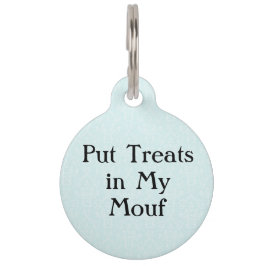 私の口のおもしろいな飼い犬猫の置かれた御馳走は付きます ペット　ネームタグ