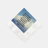 私の口の言葉詩篇19:14聖書の詩 縁ありカクテルナプキン (角)