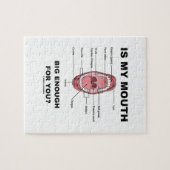 私の口はあなたのために十分に大きいですか。 (解剖ユーモア) ジグソーパズル (横)