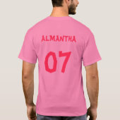 私の口を締めて下さい! ya GRAMMAを強く打って下さい! Tシャツ (裏面)