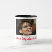 私の口紅を読んで下さい マグカップ (中央)