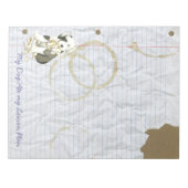 私の古い英語の食べレッスンプラン ノートパッド (正面)