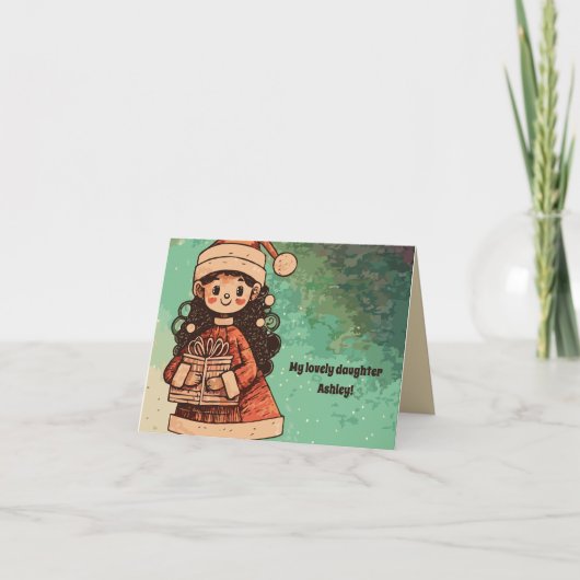 私の可愛い娘 カード (正面)