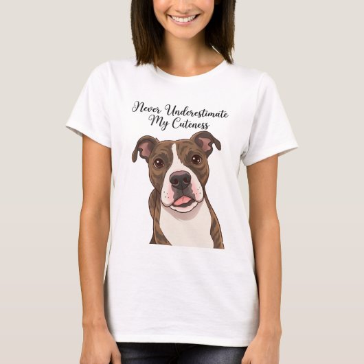 私の可愛さを甘く見ないで Tシャツ (正面)