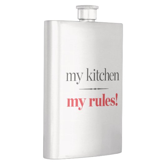 私の台所、私の規則 フラスク (右)