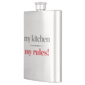 私の台所、私の規則 フラスク (左)