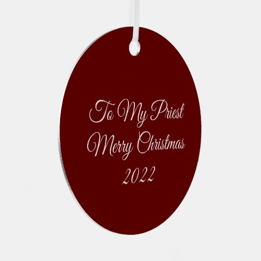 私の司祭メタルオーナメントへ メタルオーナメント (正面右)