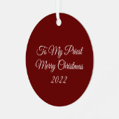 私の司祭メタルオーナメントへ メタルオーナメント (正面左)