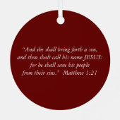 私の司祭メタルオーナメントへ メタルオーナメント (裏面)