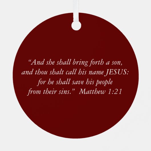 私の司祭メタルオーナメントへ メタルオーナメント (裏面)