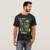 私の合唱指導者 声 合唱 教育 合唱 Tシャツ (正面フル)