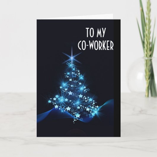 私の同僚にとって**い休日** シーズンカード (正面)