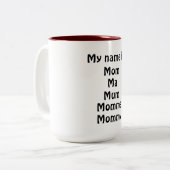 私の名前はあります ツートーンマグカップ (正面左)