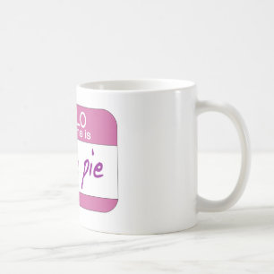 私の名前はかわいこちゃんパイです コーヒーマグカップ