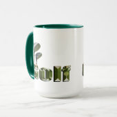 私の名前はゴルフ、仲間はクラブだ。 マグカップ (正面左)