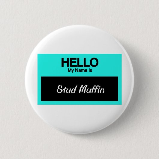 私の名前はスタッドのマフィンです 缶バッジ (正面)