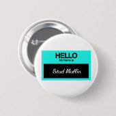 私の名前はスタッドのマフィンです 缶バッジ (正面&裏面)