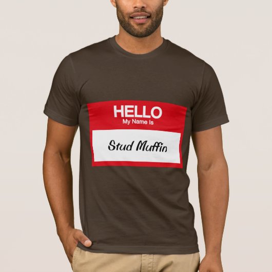 私の名前はスタッドのマフィンです Tシャツ (正面)