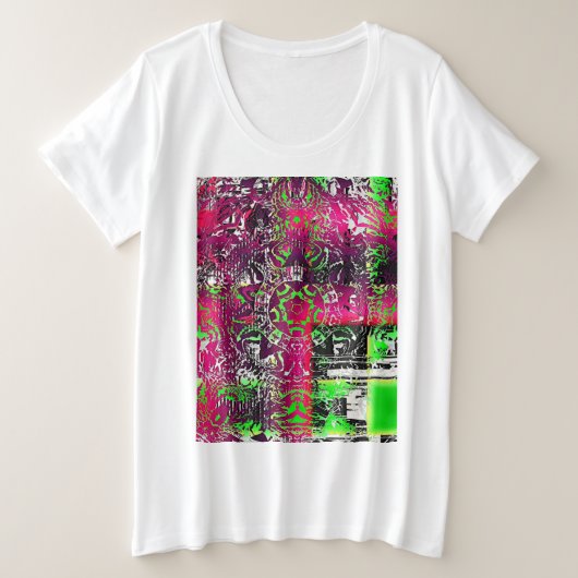 私の名前はドナではない プラスサイズTシャツ (デザイン正面)