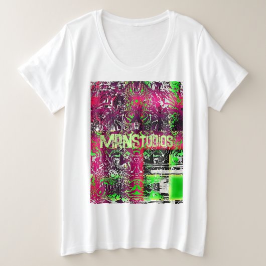 私の名前はドナではない プラスサイズTシャツ (デザイン正面)