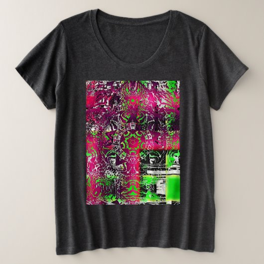 私の名前はドナではない プラスサイズTシャツ (デザイン正面)