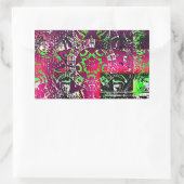 私の名前はドナではない 長方形シール (バッグ)