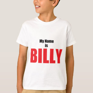 私の名前はビリーです Tシャツ