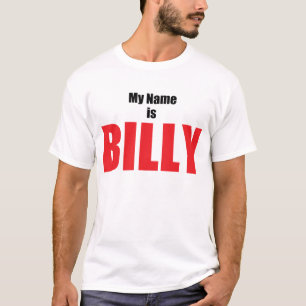 私の名前はビリーです Tシャツ