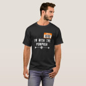私の名前はピーター・メンズ衣装I M With the Pumpkin Tシャツ (正面フル)