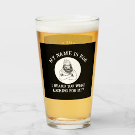 私の名前はボブ・ビッグフットがあなたにビールを見つけた タンブラーグラス