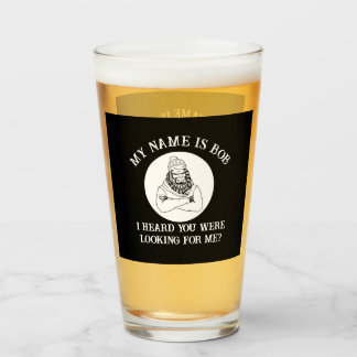 私の名前はボブ・ビッグフットがあなたにビールを見つけた タンブラーグラス