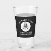 私の名前はボブ・ビッグフットがあなたにビールを見つけた タンブラーグラス (正面)
