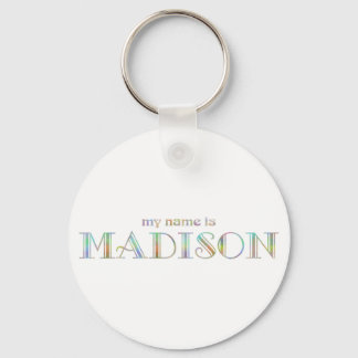 私の名前はマディソン キーホルダー