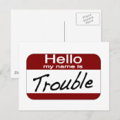 私の名前は問題だ ポストカード (正面/裏面)