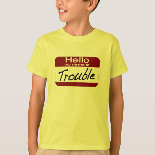 私の名前は悩みです Tシャツ