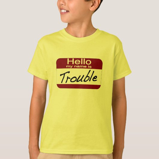 私の名前は悩みです Tシャツ (正面)
