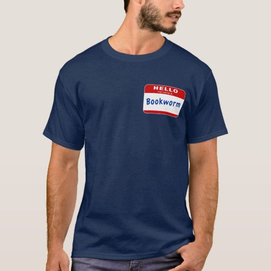 私の名前は本の虫です Tシャツ (正面)