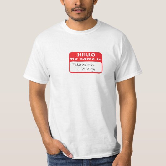 私の名前は・・・ Tシャツ (正面)