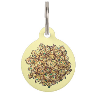 私の名前はALOOゴビインディアンフードキュイジーヌグルメ ペット ネームタグ