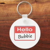 私の名前はBubbie キーホルダー (正面)