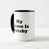 私の名前はGatsbyの大きいマグです マグカップ (正面左)