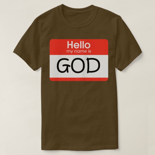 私の名前はGOD I LitグラフィックデザインI Limited Offe Tシャツ (デザイン正面)