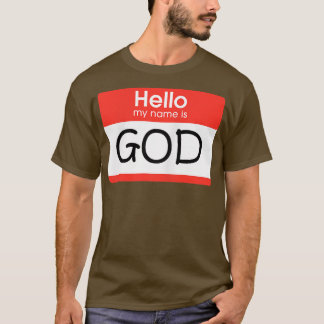 私の名前はGOD I LitグラフィックデザインI Limited Offe Tシャツ